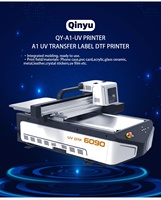 Mesin Cetak Digital UV Flatbed Qinyu 6090 Printer UV Flatbed Inkjet