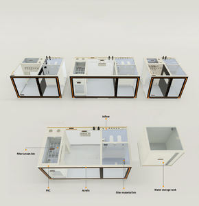 Aquarium rectangulaire d'<span class=keywords><strong>eau</strong></span> salée pour salon, salle <span class=keywords><strong>de</strong></span> bain ou extérieur, accessoires élégants pour aquarium d'<span class=keywords><strong>eau</strong></span> salée, aquariums à poissons à <span class=keywords><strong>vendre</strong></span> - Product Image 5