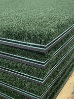 Tapis de golf pour l'entraînement au swing et à la frappe, couche d'air flexible en 3D, pour l'hiver intérieur