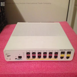 Commutateur PoE 12 ports 10/100 Ws-c2960c-12pcwbr-l, 2 liaisons montantes double usage, neuf, original, en stock, automatisation industrielle Pac - Product Image 1