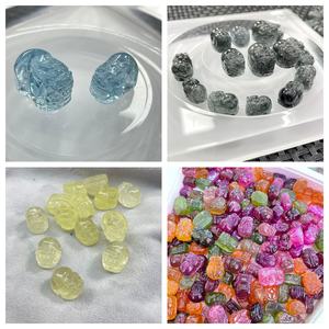 Vente en gros de pierres précieuses naturelles de diverses formes Pi Xiu, CABS & CUTTING, artisanat, gravure, bricolage, porte-clés, chaîne de téléphone - Product Image 5