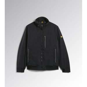 Chaqueta Bomber SWAT EVO Negra con Cierre Completo y Cuello Alto para Trabajo - Product Image 1