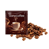 LIFEWORTH Café Instantané Arabica Ganoderma, Mélange de Champignons Reishi, Entièrement Naturel, Sans Sucre, Complément Alimentaire Caféiné Adaptogène