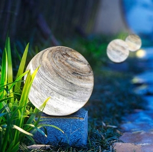 Lámpara <span class=keywords><strong>de</strong></span> <span class=keywords><strong>tierra</strong></span> moderna <span class=keywords><strong>de</strong></span> cristal para luces Led al aire libre en villas jardines y parques decoración al aire libre - Product Image 2