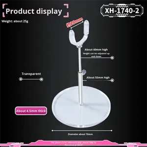 מעמד מתכוונן לגובה לתצוגה עבור בובת OB11 YMY, מעמד לבובת BJD בקנה מידה 1/12 ו-1/6 - Product Image 5