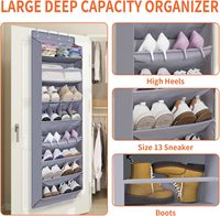Meilleures ventes : Sacs de rangement pliables non tissés grande capacité pour chaussures, à fixer au mur, pour salle de bain, cuisine, entrée et salon