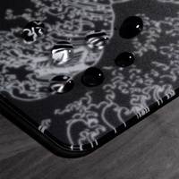 Tapis de souris personnalisé de haute qualité, en verre trempé micro-gravé givré, imperméable, ultra-blanc, en verre feuilleté