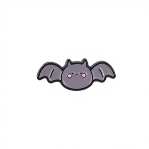 Cute Bat <b>Enamel</b> <b>Pin</b> Metal Brooch Halloween Animal <b>Badge</b> for Clothing Bags Backpacks - Product Image 4