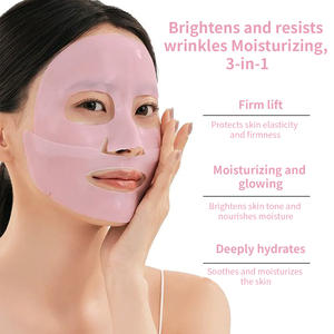 Mascarilla Facial de Hidrogel de Doble Capa Antiarrugas y Reafirmante, Mascarilla Nocturna de Colágeno Profundo - Product Image 2