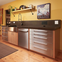 Armoire de cuisine commerciale en acier inoxydable DAIYA