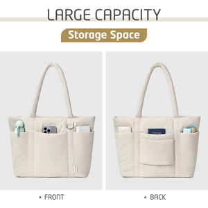 Ready to Ship Puffy <strong>Tote</strong> <strong>Bag</strong> <strong>for</strong> <strong>Women</strong>,Large Capacity Quilted <strong>Laptop</strong> <strong>Bag</strong> with Multi Pockets SMALL MOQ Fast Delivery Shoulder <strong>Bag</strong> - Product Image 4