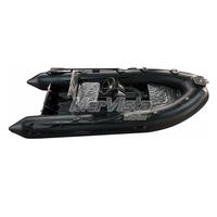 Bote de Pesca de Aluminio de 12 Pies, Botes Inflables de PVC, Botes de Remo de 360 Pulgadas