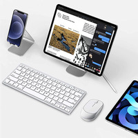 GREATYYT Support réglable pour tablette et téléphone en aluminium pour ordinateur de bureau-Portable et pliable, compatible avec iPhone et iPad