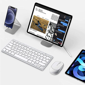 GREATYYT supporto per Tablet e telefono in alluminio regolabile per Desktop-portatile e pieghevole, compatibile con iPhone e <span class=keywords><strong>iPad</strong></span> - Product Image 2