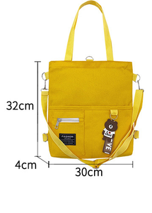 Articles cadeaux 2025 : Sac à bandoulière tendance en tissu non tissé (12 pièces) pour les trajets quotidiens, l'école, le travail, le shopping et autres activités - Product Image 6