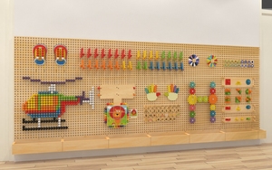 Panneau <span class=keywords><strong>de</strong></span> jeu interactif pour les enfants parfait pour les terrains <span class=keywords><strong>de</strong></span> <span class=keywords><strong>jeux</strong></span> intérieurs Toddler Floorstand STEM Wall pour le <span class=keywords><strong>centre</strong></span> éducatif <span class=keywords><strong>de</strong></span> la maternelle - Product Image 4