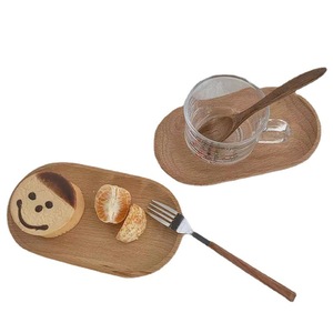 Household wooden <b>tray</b>, <b>small</b> mini tea <b>tray</b>, breakfast <b>tray</b>, sushi plating <b>tray</b>, simple bread <b>tray</b> - Product Image 5