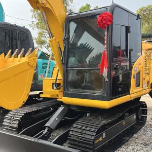 Mini 7 tonnes utilisé KOMATSUU PC50MR Pc55mr PC60-7 pelle rétrocaveuse hydraulique sur chenilles japon composants de moteur d'origine - Product Image 6