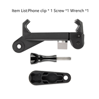 Perche à selfie à dégagement rapide avec clip pour téléphone portable et adaptateur GoPro pour casquettes de photographie