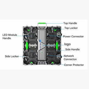 Système <span class=keywords><strong>clé</strong></span> <span class=keywords><strong>en</strong></span> <span class=keywords><strong>main</strong></span> King Visionled 5X3m, écran LED complet, P2.6 P2.9 P3.91, panneau LED 500mmx500mm, toile de fond, écran LED intérieur/extérieur - Product Image 2