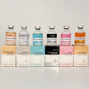 R Korean MTS Solución de células madre Ampollas Fórmula antienvejecimiento <span class=keywords><strong>para</strong></span> suero facial hidratante antiarrugas Regeneración de células de ADN de salmón - Product Image 6