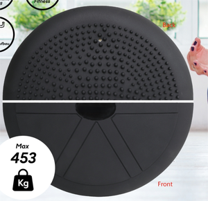 Cuscino oscillante a disco di stabilità in PVC gonfiabile da 35cm con pompa - Product Image 2