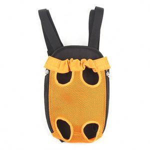 กระเป๋าเป้สะพายหลังใส่สัตว์เลี้ยงแบบปรับได้สำหรับฤดูร้อนกระเป๋าด้านหน้าใส่ง่ายพร้อมซิปปิดสำหรับการเดินทางเดินป่าตั้งแคมป์ - Product Image 3