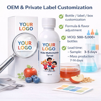 Extracto Herbal Líquido, Jarabe de Vitaminas para Apoyar el Desarrollo Saludable, Bebida con Nutrientes y Minerales para Niños