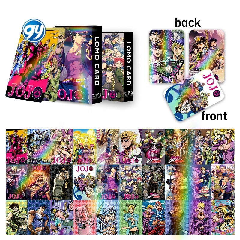 Holographic 30PCS JOJO LOMO Cards Anime Collectible Box Photo Trading Premium Gift Cards| Alibaba.com Holographic 30PCS JOJO LOMO Cards Anime Collectible Box Photo Trading Premium Gift Cards| Alibaba.com