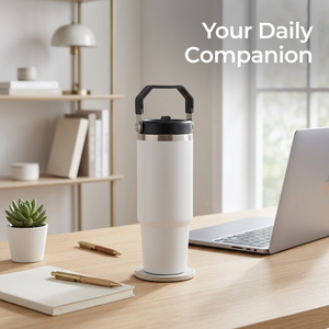 <span class=keywords><strong>Vaso</strong></span> Térmico <span class=keywords><strong>de</strong></span> Acero Inoxidable <span class=keywords><strong>de</strong></span> 30oz <span class=keywords><strong>con</strong></span> Asa, Tapa y Popote, Doble Pared, Antiderrames, Libre <span class=keywords><strong>de</strong></span> BPA, Ideal para Coche y Viajes - Product Image 6