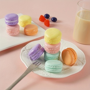 Modelo de Comida de Simulación Súper Realista, Macaron con Crema Crujiente, de Plástico, para Decoración de Mesa de Postres en Fiestas y Bodas - Product Image 6