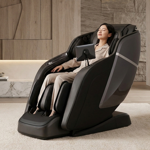 Fauteuil de massage Zhouqi High Tech, mécanisme 3D, corps entier, zéro gravité, commande vocale AI, <span class=keywords><strong>musique</strong></span> Bluetooth - Product Image 3