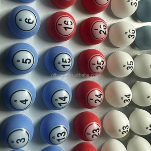 Billes de <span class=keywords><strong>Bingo</strong></span> et de Ping-Pong à Bas Coût, 40mm, en PP, Impression de Logo Personnalisé Unilatéral pour Machines de Jeu de <span class=keywords><strong>Bingo</strong></span> 1-75 - Product Image 4