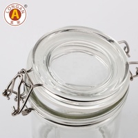 Bocaux Distributeurs de Crème Vides en Verre Mason Colorés avec Couvercle pour Cuisine, Vente en Gros, OEM Accepté, Modèle CLASSIQUE Longan