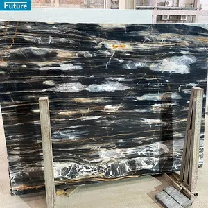 High Quality Italian Luxury Top Quality Wall Panel Luxury Carrera Natural Blue Marble Slab Wall Panel