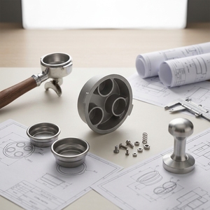 Services de fonderie sur mesure pour accessoires de machine à <span class=keywords><strong>café</strong></span> en fonte, moulage à cire perdue, et pièces en acier inoxydable 304 316 - Product Image 1