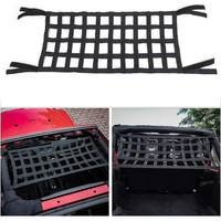 Jeep Gladiator JT & Wrangler Compatible Toit de voiture Filet de cargaison Hamac Type de plafond Filet de cargaison