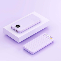 Batterie externe à charge rapide PD22.5W 30000mAh/20000mAh/10000mAh, chargeur portable avec écran numérique, prix d'usine