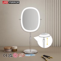 Miroir de Maquillage LED avec Lumières, Support Réglable, Grossissement 7X, Éclairage à Intensité Variable Continue, Fournisseur et Grossiste