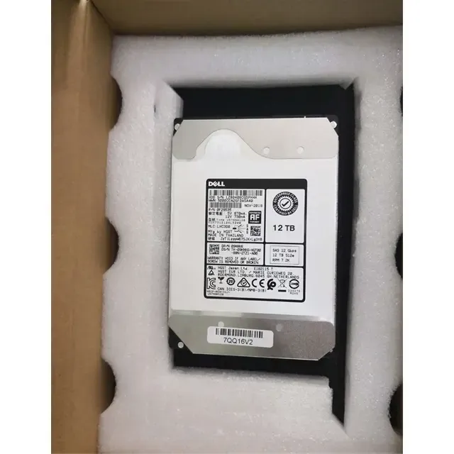 Internal Server Hard Drive 12TB 7.2K SAS 3.5" High Performance Read/Write Speed 501-600MB/S