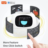 Pot de plante intelligent Tuya Wifi Ai avec rappel d'arrosage, plus de 49 expressions riches, 7 capteurs intelligents, décoration d'intérieur, plante de lierre