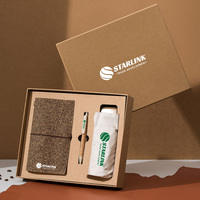 Carnet de notes d'affaires personnalisé, coffrets cadeaux à tasse parapluie, coffrets cadeaux recyclables et respectueux de l'environnement pour événement d'entreprise
