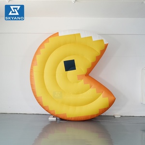 <span class=keywords><strong>Pac</strong></span>-<span class=keywords><strong>Man</strong></span> Inflable Personalizado con Moneda Dorada, Modelo Gigante de <span class=keywords><strong>Pac</strong></span>-<span class=keywords><strong>Man</strong></span> Inflable para Decoración Publicitaria de Eventos al Aire Libre - Product Image 1