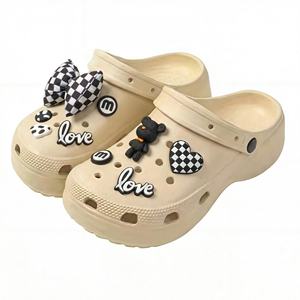 Sabots Mary Jane unisexe Yearning Violent Bear, mode dimensionnelle, en maille d'été, recyclables, antidérapants, souples, à plateforme plate, rehaussants - Product Image 5