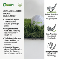 Tapis de simulateur de golf en gazon artificiel pour terrain de golf, tapis de simulateur de terrain de golf en gazon synthétique