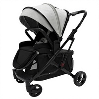 Poussette tout-en-un convertible pour chiens et chats - Réglable, pliable, chariot de voyage