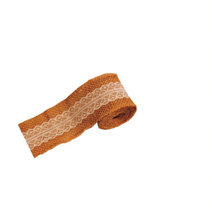 Nastro di Lino Ilan 6 Cm 2 M con Bordo in Pizzo per Decorazioni e Artigianato - Product Image 2