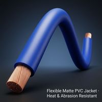 Câble d'alimentation audio pour voiture 100% cuivre OFC pur, calibre 0, 4704 brins, 53,17 mm², fil de masse pour amplificateur, longueur personnalisée, fabrication OEM