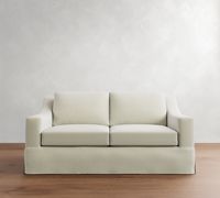 Canapé d'angle en coton et lin à trois places en forme de L, structure en bois, rembourrage en éponge, mobile, personnalisable, style nordique pour salons
