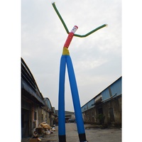 Homme gonflable publicitaire de rue, Air Dancer, Sky Puppet, Wacky Waving Man, en tissu Oxford, avec souffleur, pour promotion extérieure